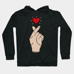 Finger heart Hoodie